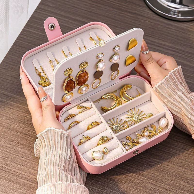Travel Accessories Jewelry - Przenośne mini pudełko na biżuterię z