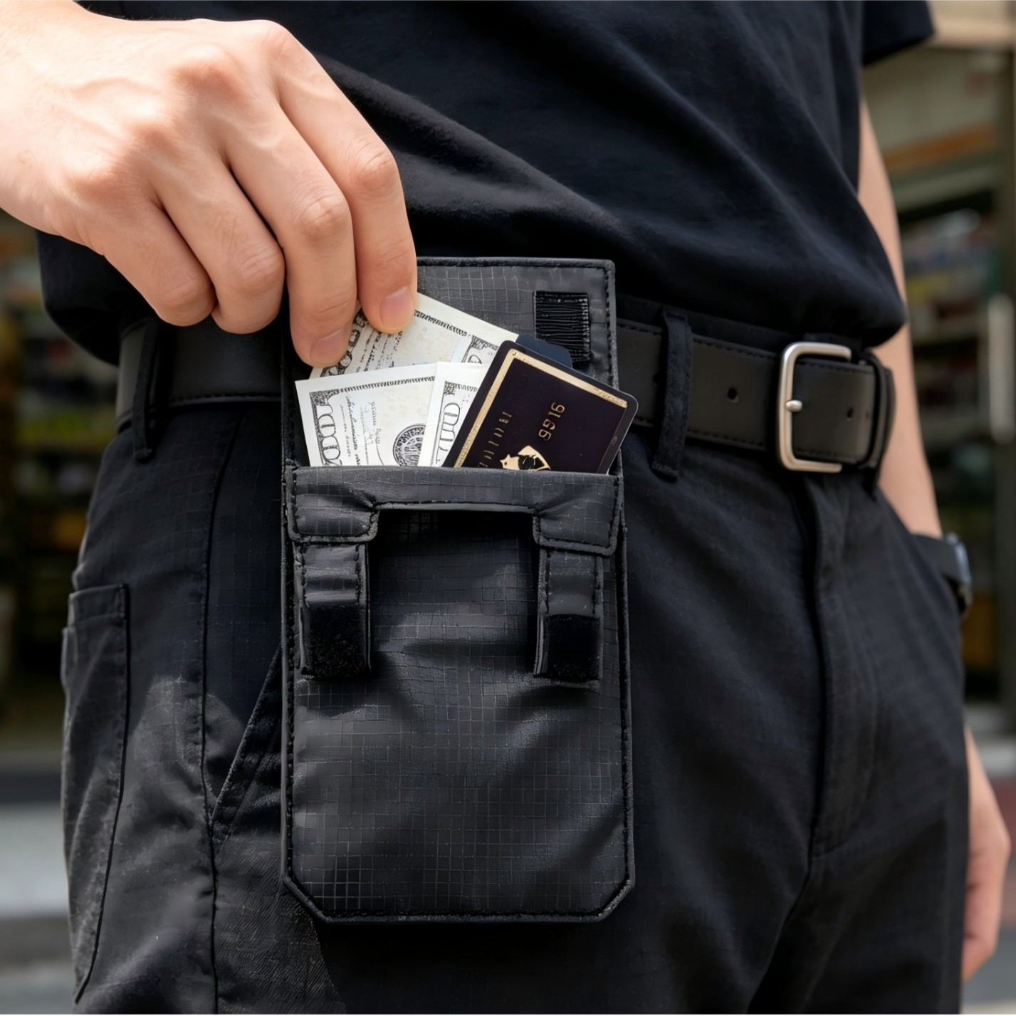 Travel Accessories Wallet - Podróżna, ukryta kieszeń na pieniądze, pas