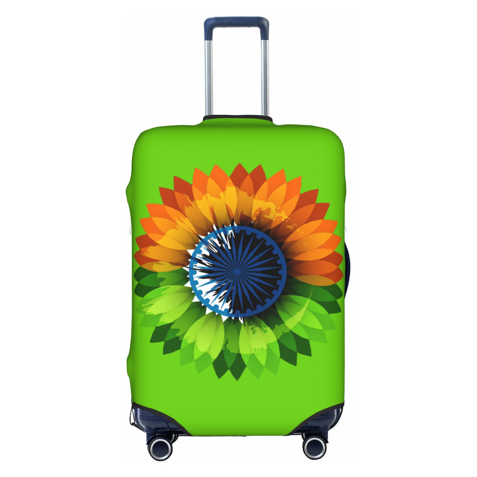 Travel Accessories India - Pokrowiec na walizkę z motywem patriotycznym