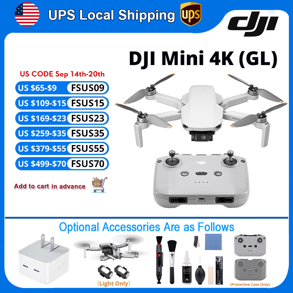 Dron DJI Mini 4K z opcjonalnym – Travel Accessories Long Flight recenzja i cena