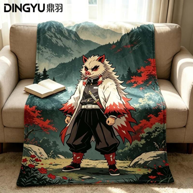 Koc Flanelowy Anime Demon Slay – Travel Accessories As Gifts recenzja i cena