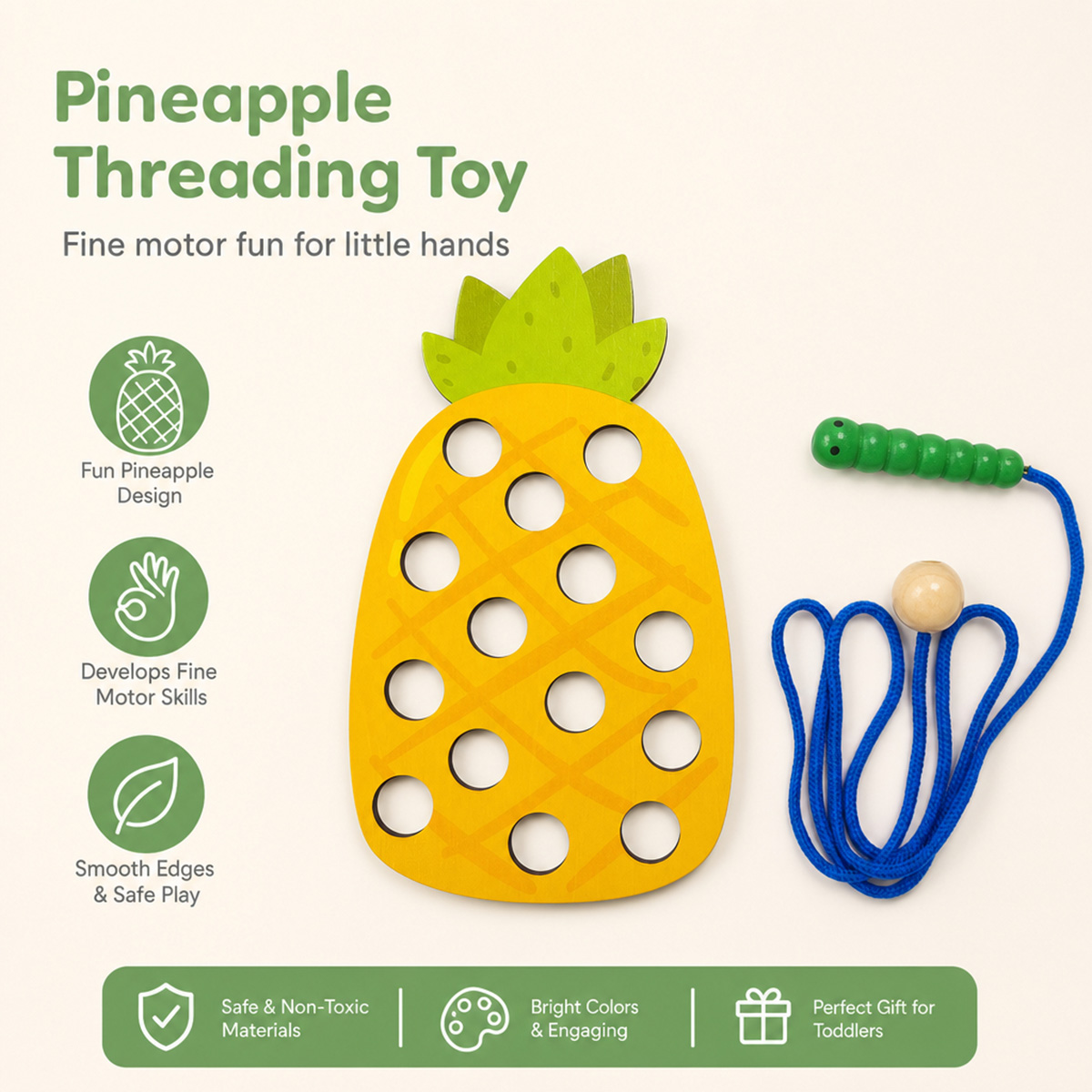 Drewniane zabawki do nawlekani – Travel Accessories Baby recenzja i cena
